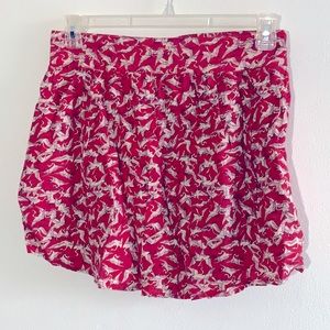 Kimchi Blue Red Mini Skirt